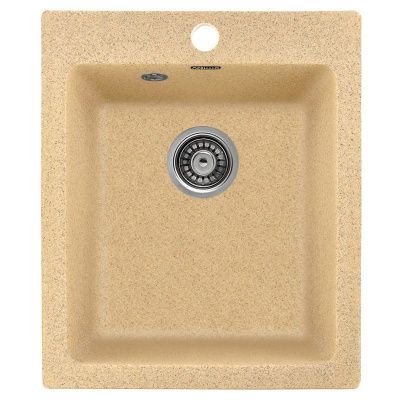 Мойка кухонная из мраморной крошки, песок, A10-21 Gerhans