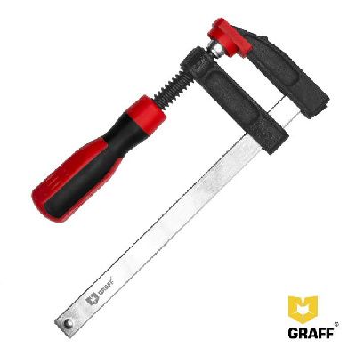 Струбцина 50 мм ширина 150 мм F-образная PYF002 GRAFF 2406001