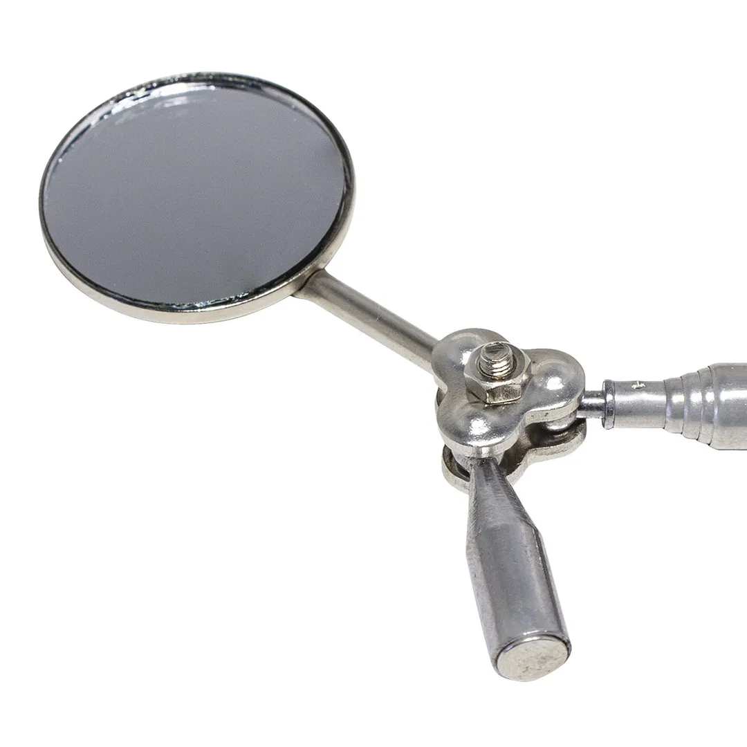 Зеркало смотровое телескопическое с магнитом 0.45 кг, Øмагнита-6 мм, Øзеркала-31 мм, L170-515 мм Forsage F-617M