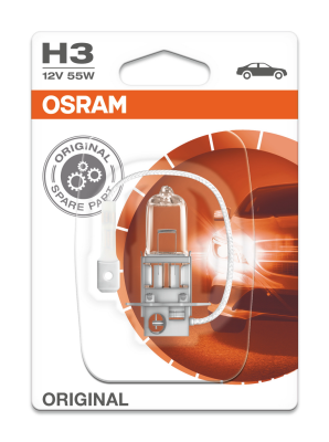 Лампа автомобильная галогенная (H3) 55W 12V P22S 10XBLI1DKBR OSRAM, Германия OSRAM 64151-01B