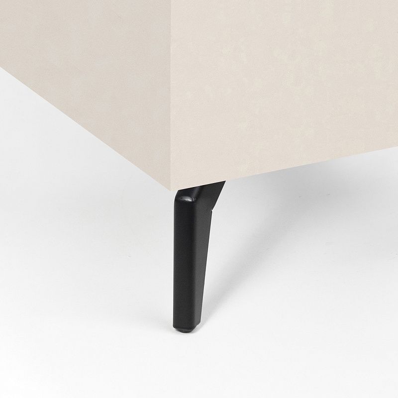 Опора мебельная мет. BONDA h150 черный матовый AKS 113002