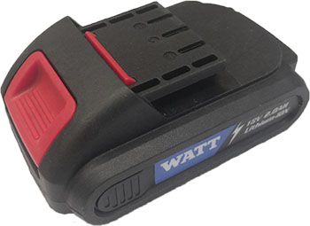 Аккумулятор, 18V, 2.0 Ah, Li-Ion WATT 1.018.030.23-17