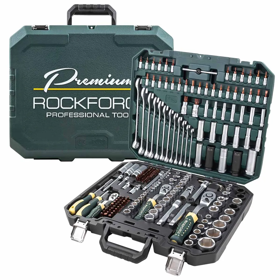 Набор инструментов 216 пр 1/4''&3/8''&1/2'', 6-гр&12-гр RockForce RF-38841 Premium