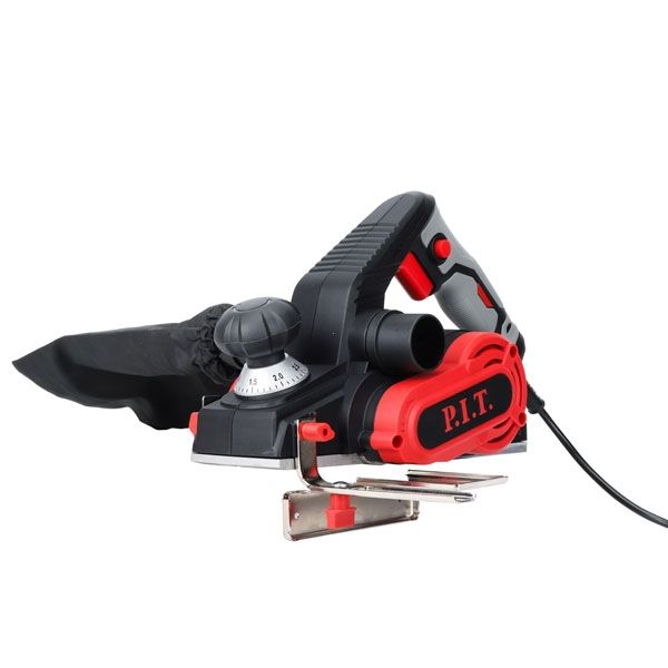 Рубанок электрич., 900Вт, 16000 об/мин, 2 ножа 82мм, 0-3мм, четверть 0-15,5мм PIT PEP82-C1