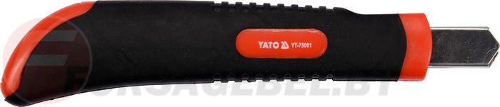 Нож с выдвижным лезвием 9 мм SK5 3 лезвия Yato YT-75001