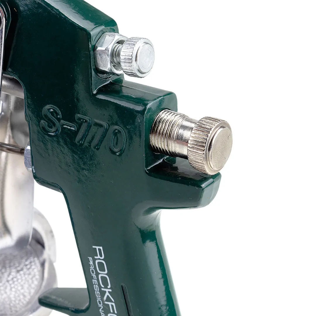 Краскораспылитель с нижним металлическим бачком бачок 1000 мл, сопло 1.8 мм RockForce RF-S-770S