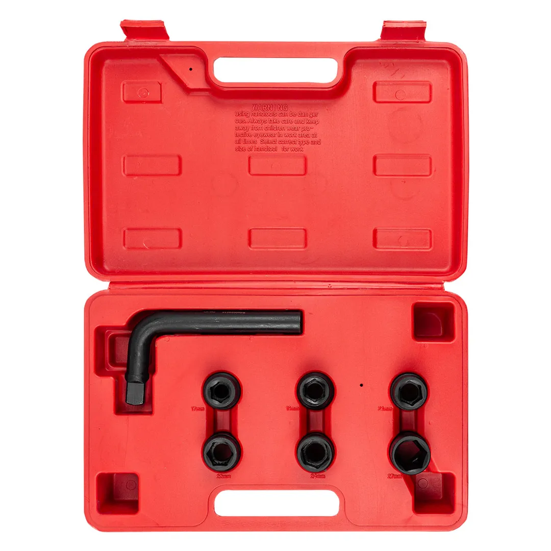 Набор ударных головок 7 пр. 3/4'' 6-гр. 17-27 мм ForceKraft FK-6074-5MPB