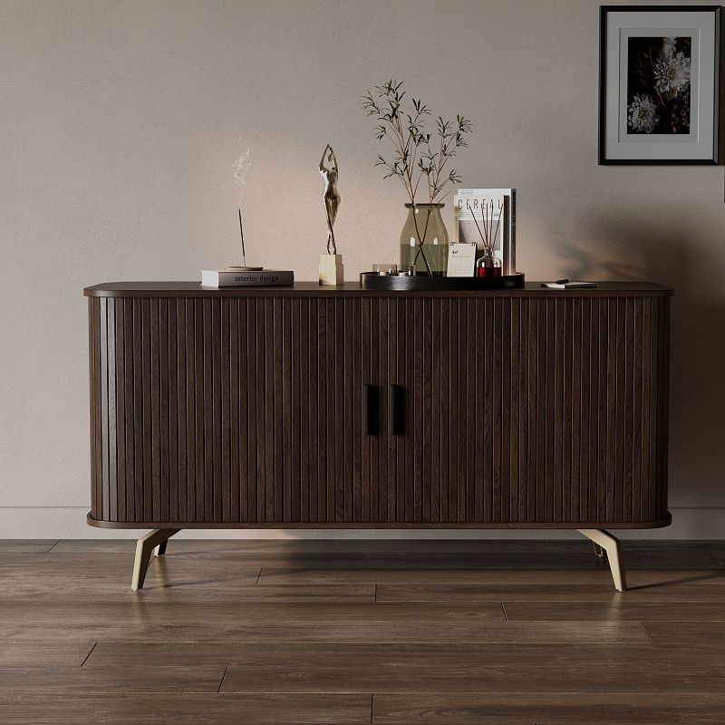 Опора мебельная мет. BONDA h150 матовое золото AKS 113003