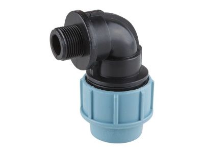 Угольник (колено) комрессионный, наружная резьба 25x1'' AV Engineering AVE1032501