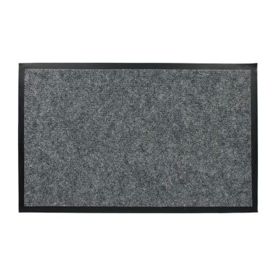 Коврик влаговпитывающий, ребристый “TRIP” 50х80 см, серый ВОРТЕКС 24192