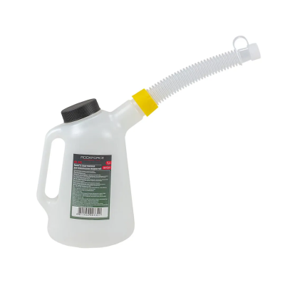 Емкость мерная пластиковая для заливки масла 1л c крышкой RockForce RF-887C001