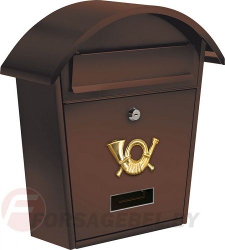 Ящик металлический почтовый 380х320х105 мм коричневый Vorel 78587