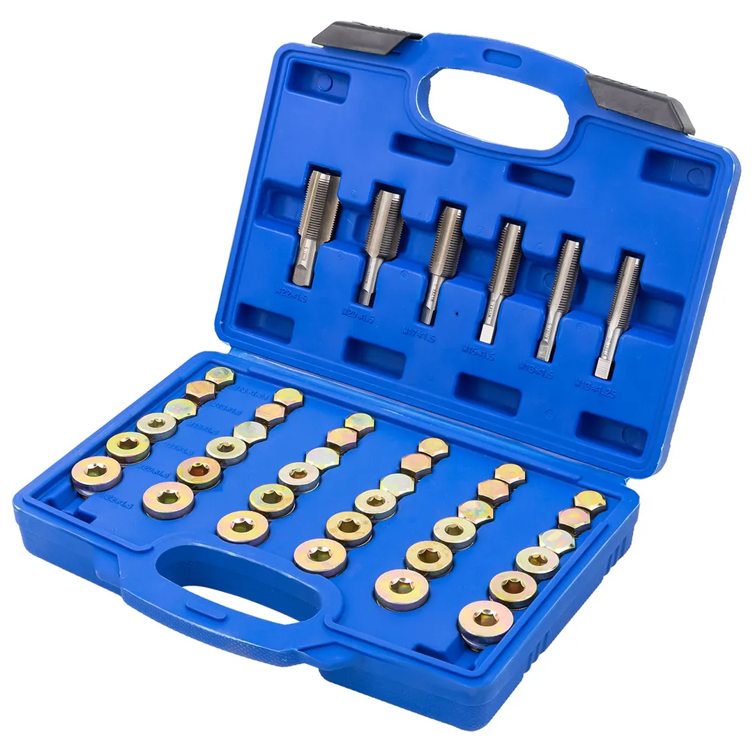 Набор инструментов для восстановления резьбы маслосливных отверстий Forsage F-964G2