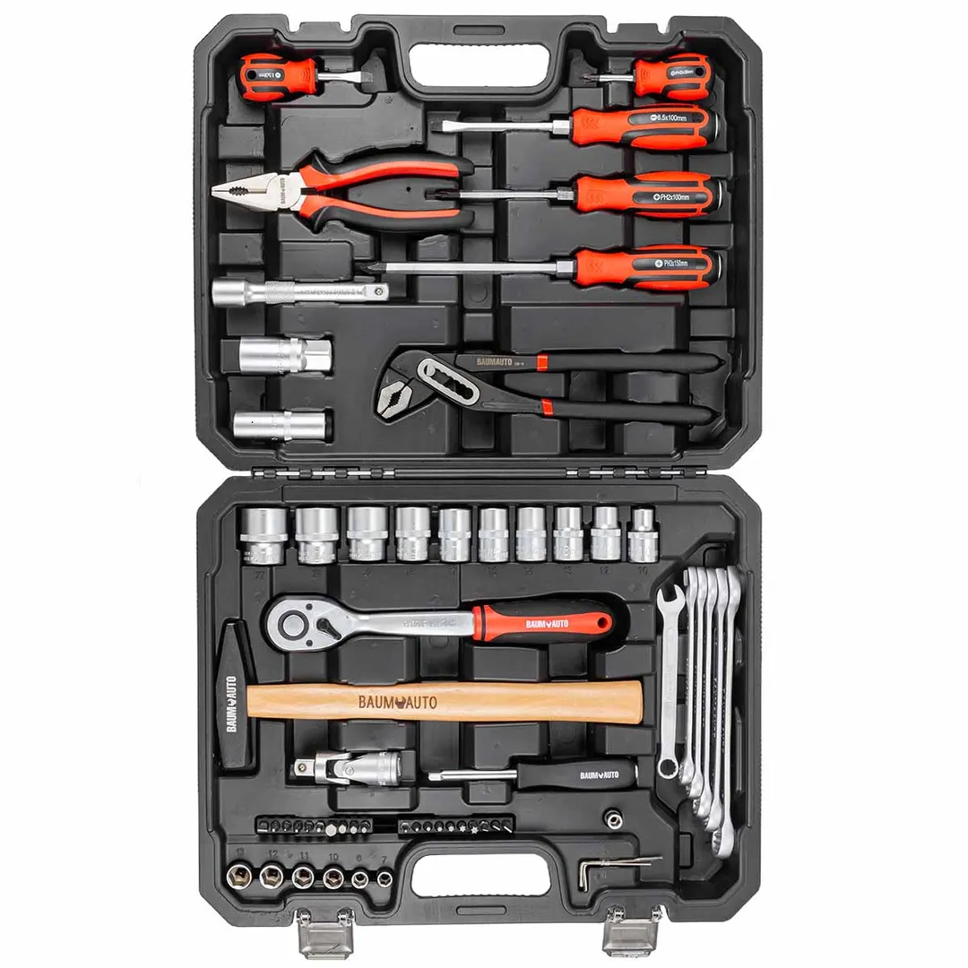 Набор инструментов 60 пр. 1/4''&1/2'' 6-гр BaumAuto BM-4602-5