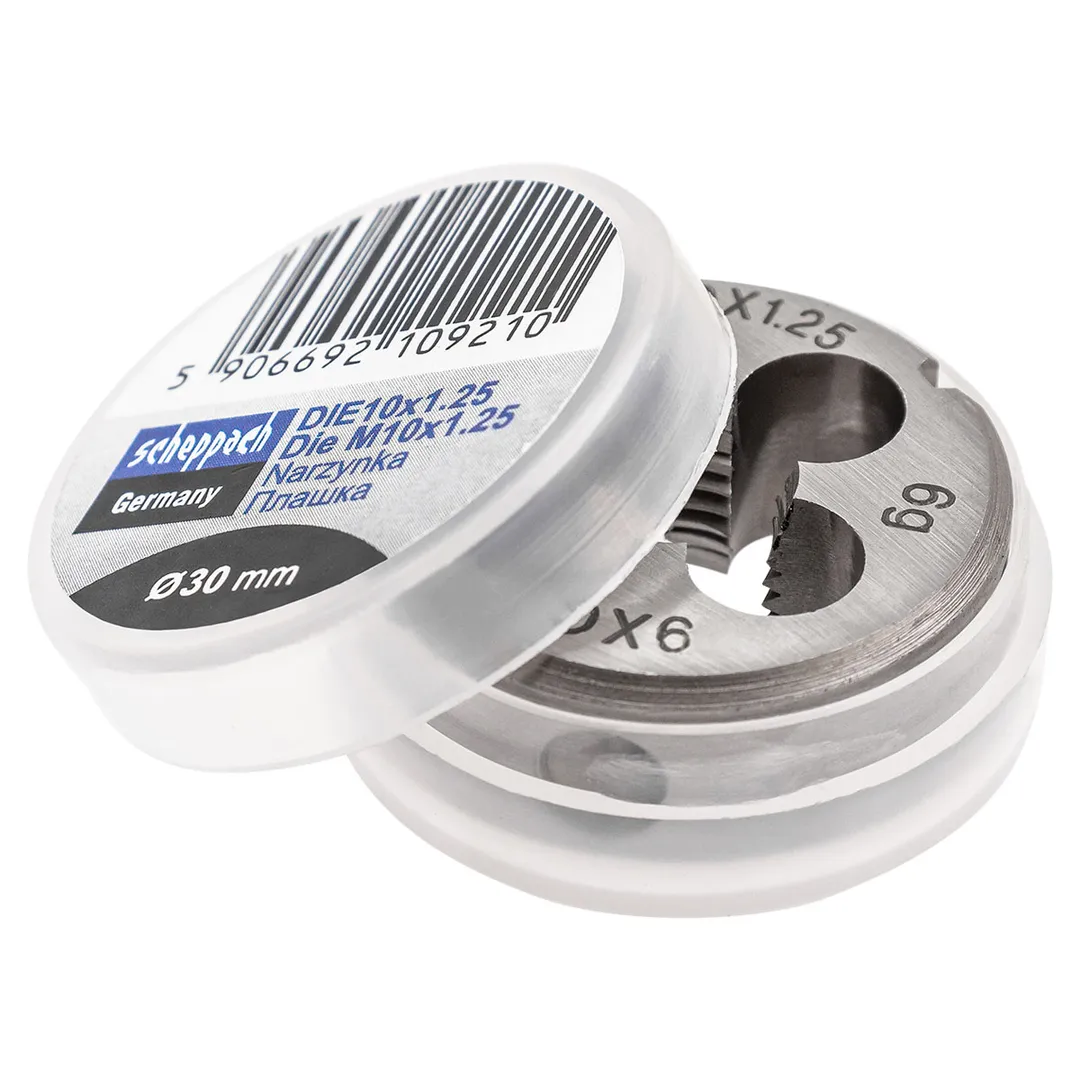 Плашка M10x1,25/Ф30 Scheppach Sch-DIE10x1.25