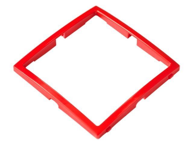 Вставка в рамку 1-местная красная, Уют, 3 шт. Bylectrica ЮЛИГ.735212.276(06)