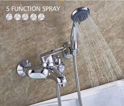 Смеситель для ванны, латунь, хром Ledeme L3204