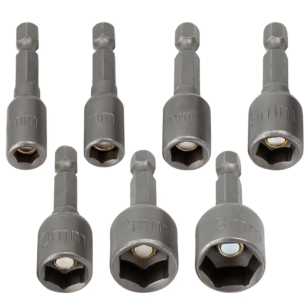 Набор торцевых головок под шуруповерт 6-13 мм 1/4'' 7 пр Scheppach Sch-HW-S9