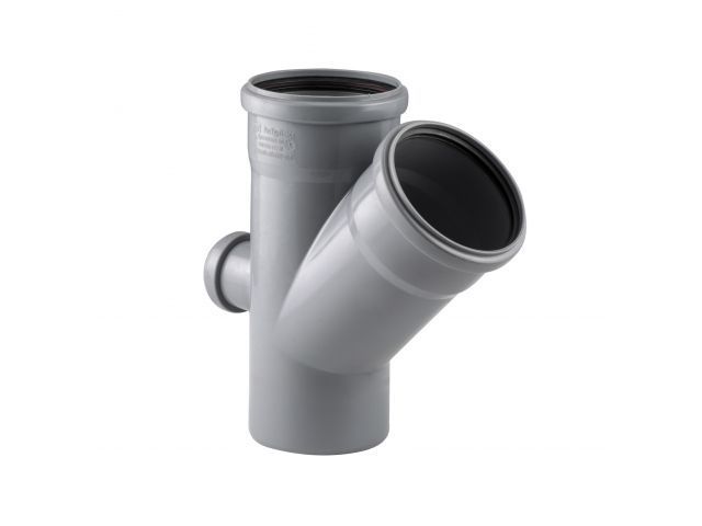 Крестовина двухпл. ВК 110/110х45/50, тыл РТП, для внутренней канализации РосТурПласт 36469