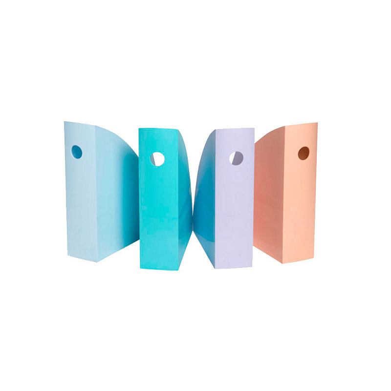 Модуль для бумаги вертикальный "Aquarel", зеленая пастель