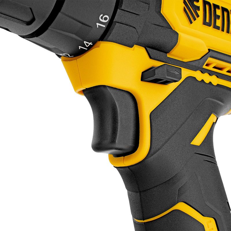 Дрель-шуруповерт аккумуляторная CDQ-20, Li-Ion, 20 В Denzel 26118