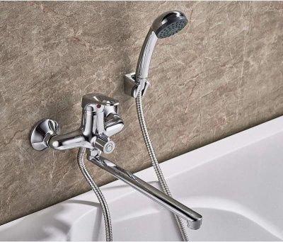 Смеситель для ванны LEDEME L2213, латунь, хром