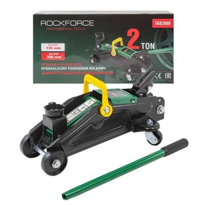 Домкрат подкатной гидравлический 2 т. 135-300 мм RockForce RF-TA82008