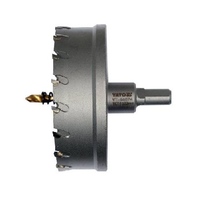 Сверло корончатое режущее по металлу TCT 102 мм 3/8" Yato YT-44074