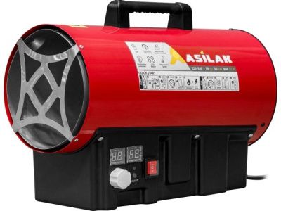 Нагреватель воздуха газовый SLG-30000T прям., 30 кВт, термостат, переносной, 650 м3/ч ASILAK AS6310-5
