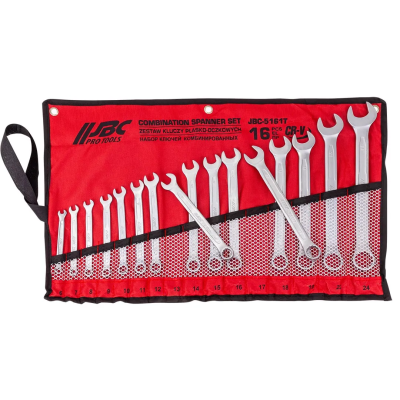 Набор ключей комбинированных 6-24 мм 16 пр JBC JBC-5161T