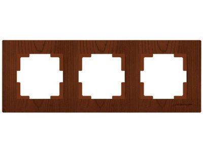Рамка 3-ая горизонтальная орех, RITA, Mutlusan 22208001357