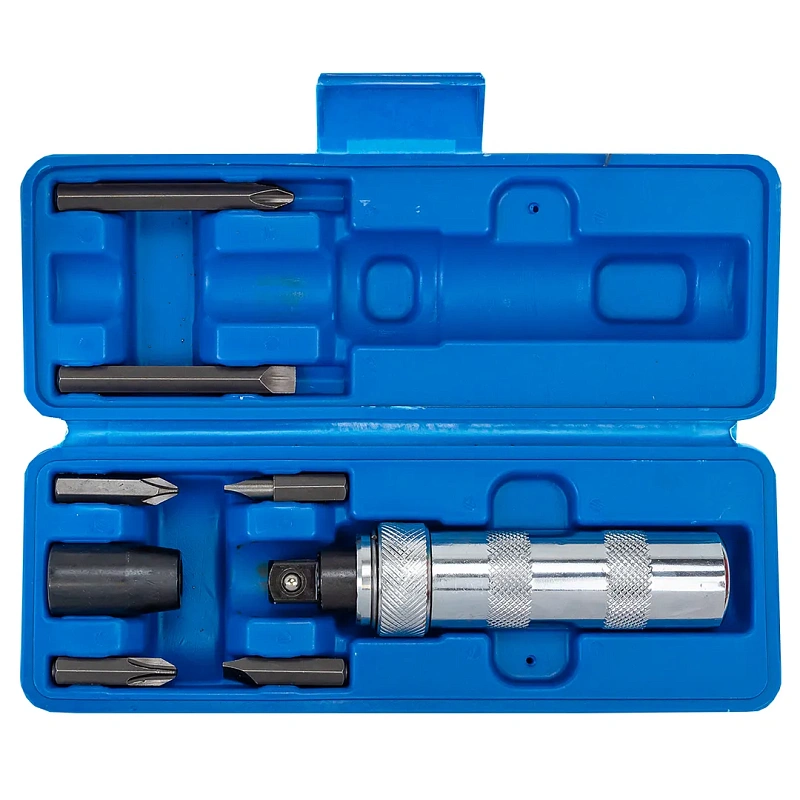 Отвертка ударная с набором бит, 8 пр. Forsage F-5064D