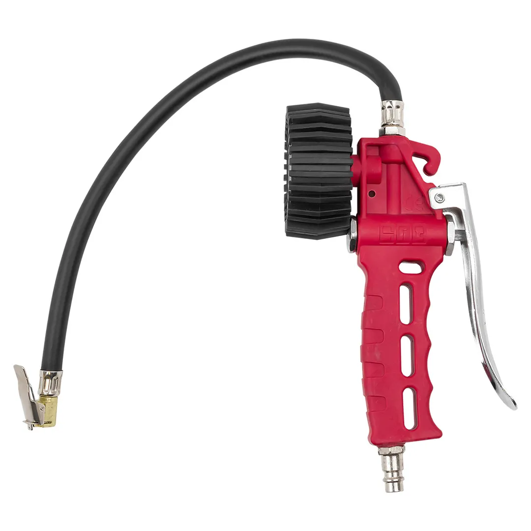 Пистолет для подкачки шин с манометром и шлангом 0-16Bar FORSTIME FT-STG-29