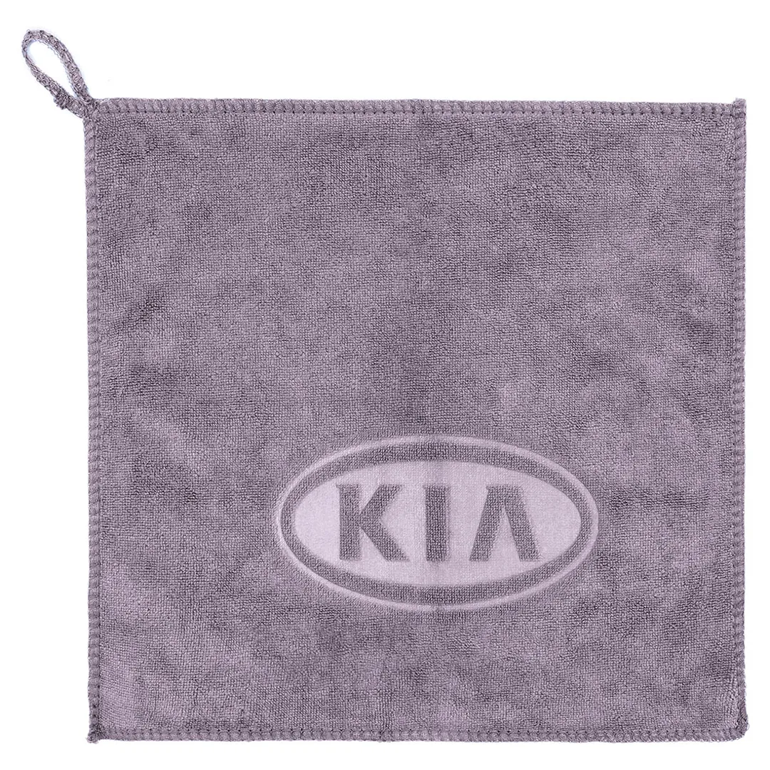 Салфетка чистящая микрофибра с логотипом 30*30 см 3 шт/уп Forsage F-NHE33 KIA