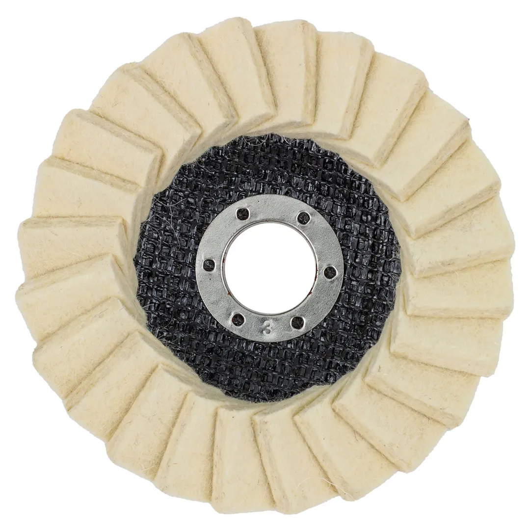 Круг лепестковый войлочный торцевой 115 мм Forsage F-PSP115V