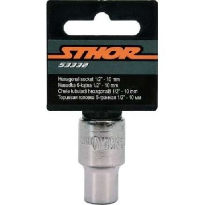 Головка торцевая 1/2'' 6-гр. 10 мм Sthor 53332