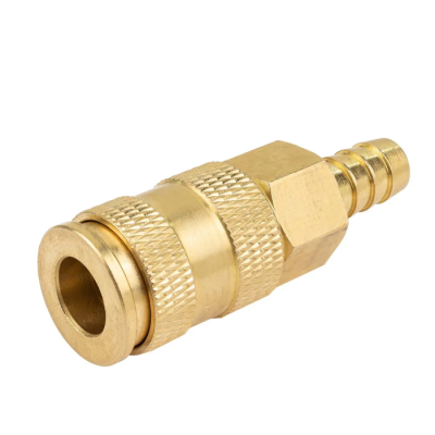 Быстроразъем пневматический с клапаном, "мама"-"елочка" 10 мм Forsage F-BSE1-4SH