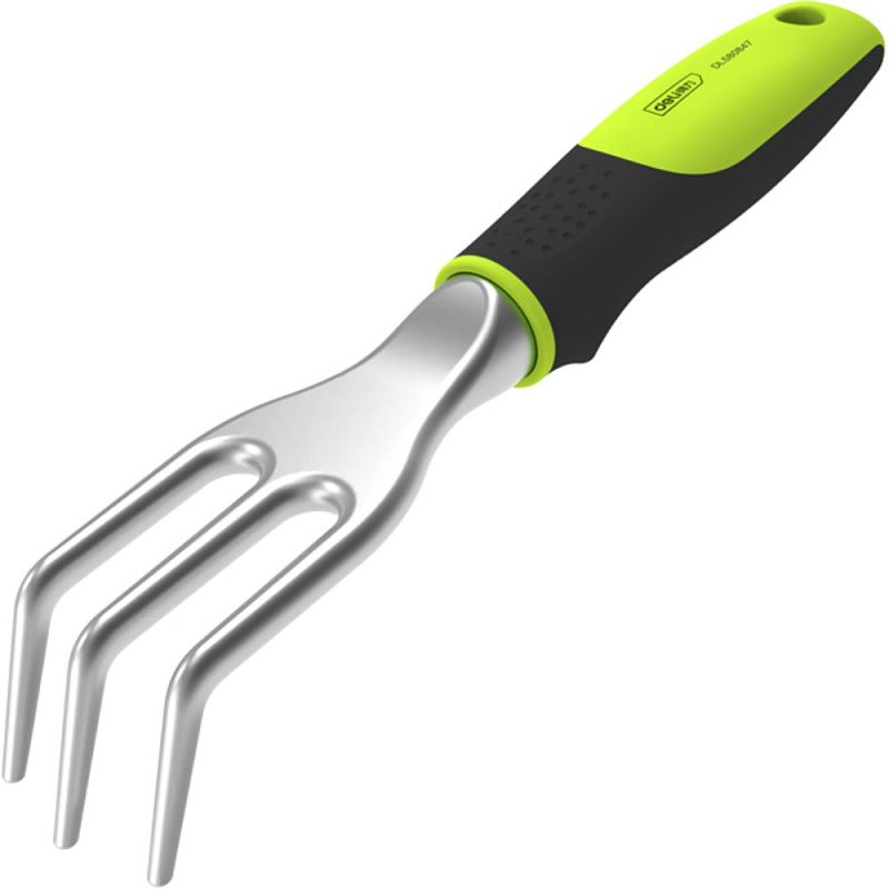 Набор садовых инструментов "Deli", 5 пр (секатор, лопата 2 шт, грабли, щетка), зеленый, черный