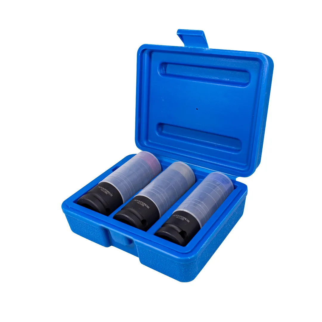 Набор головок ударные глубоких тонкостенных в защитном кожухе, 3 пр., 1/2'', 6-гр., 17,19,21 мм RockForce RF-4035