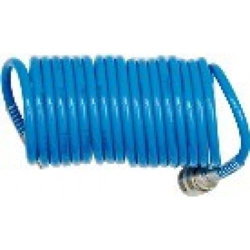 Шланг спиральный для воздуха с фитингами 6,5х10 мм 5 м (PU) H-D HD-0565