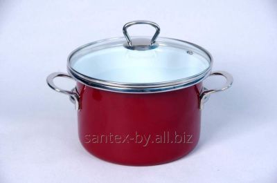 Кастрюля 5,0л (цил.) "Борд" Сантэкс 1-2250211(Бл)"Борд"