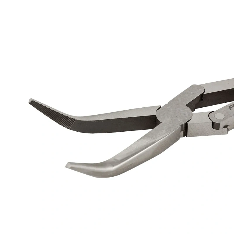Длинногубцы изогнутые на 45° 325 мм, удл. рукоятки и двойной шарн. мех-м Forsage F-5047PX2