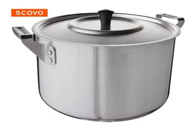 Кастрюля алюм 6 л полиров ТМ Scovo Демидовский ПП027