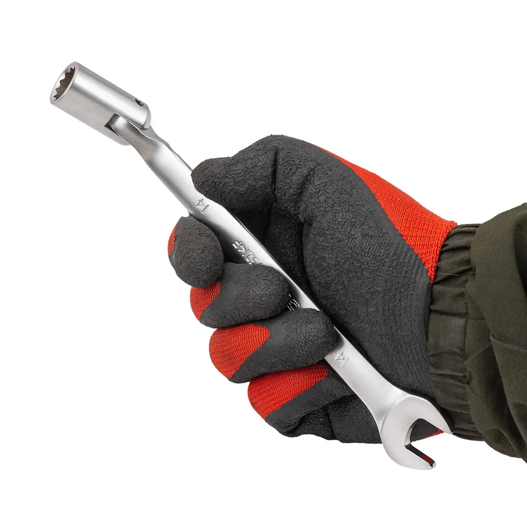 Набор ключей рожково-шарнирных 8, 10, 12-19 мм 10 пр JCB JCB-5010R