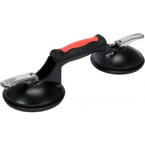 Стеклодержатель алюминиевый на 2 присоски 125 мм, 120 кг Yato YT-37236