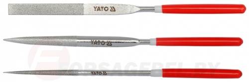 Набор надфилей алмазных 3 пр. 5х180x70 мм. Yato YT-6155
