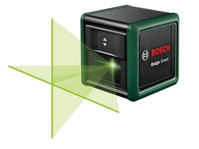 Нивелир лазерный Quigo Green со штативом в кор., проекция: крест, до 12 м, +/- 0.60 мм/м, резьба 1/4" Bosch 0603663C03