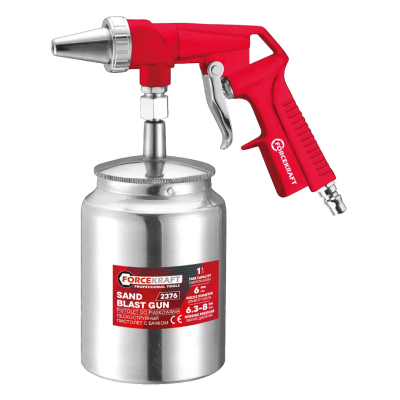 Пескоструйный пистолет с бачком 1 л ForceKraft FK-2376