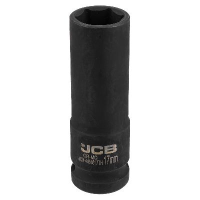 Головка ударная глубокая тонкостенная 1/2'', 17 мм 6-гр JCB JCB-4458517TH