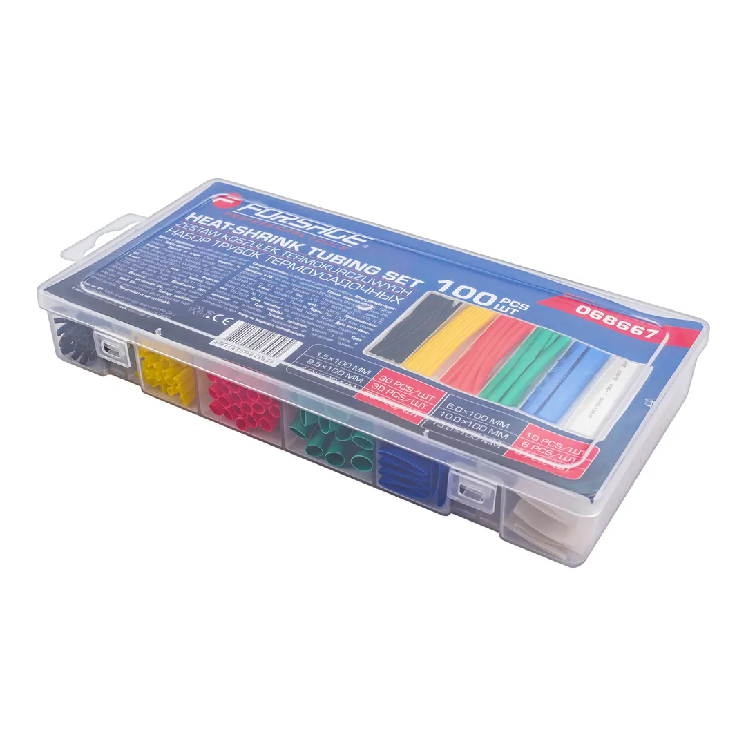 Набор трубок термоусадочных 100 шт Forsage F-068667